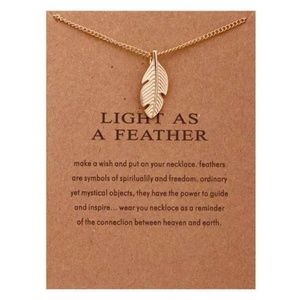 New Light As A Feather Necklace